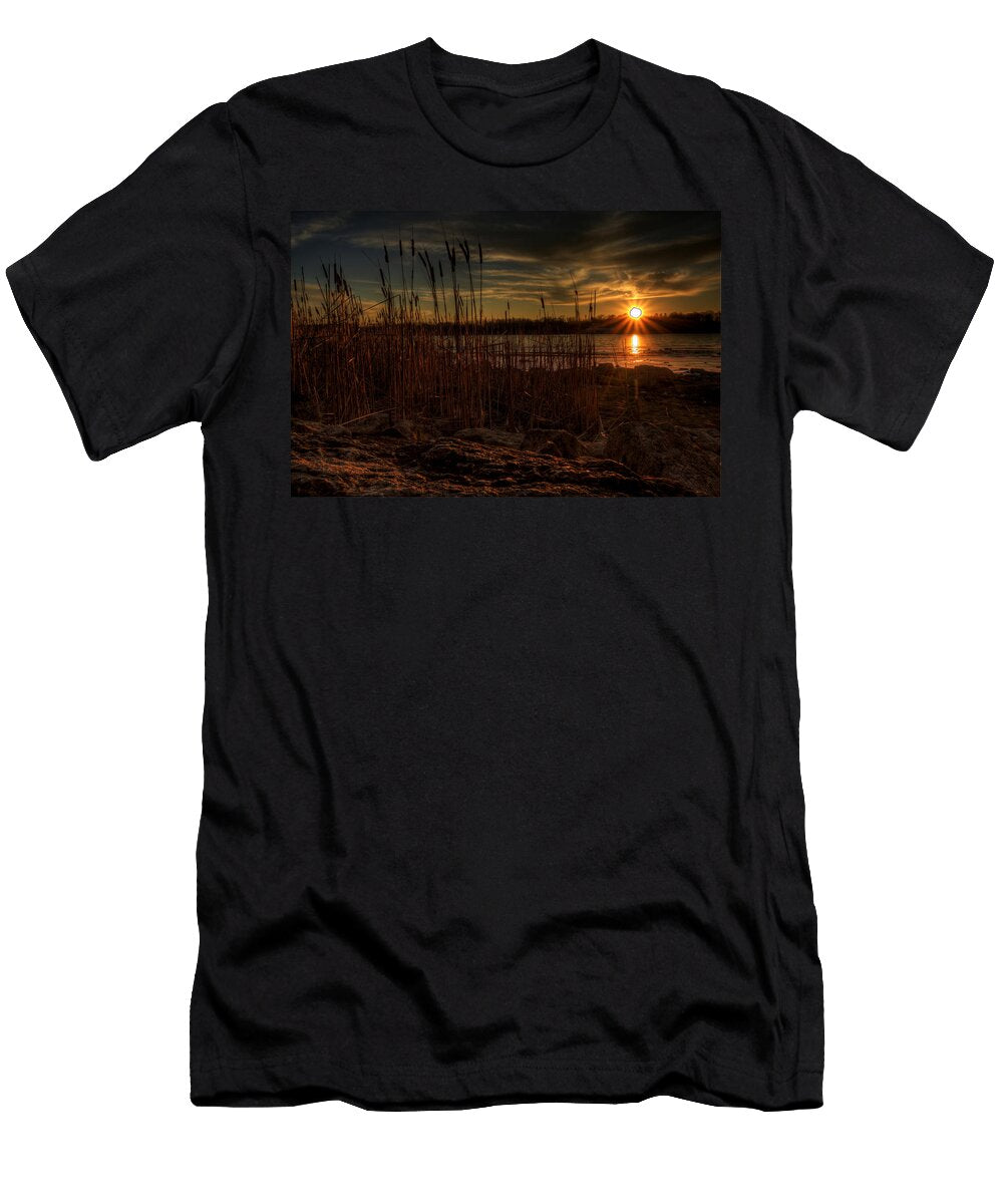 Cold Winter Sunset David Dufresne T-Shirt