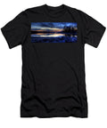 Cold Winter Sunset on the Lake David Dufresne T-Shirt