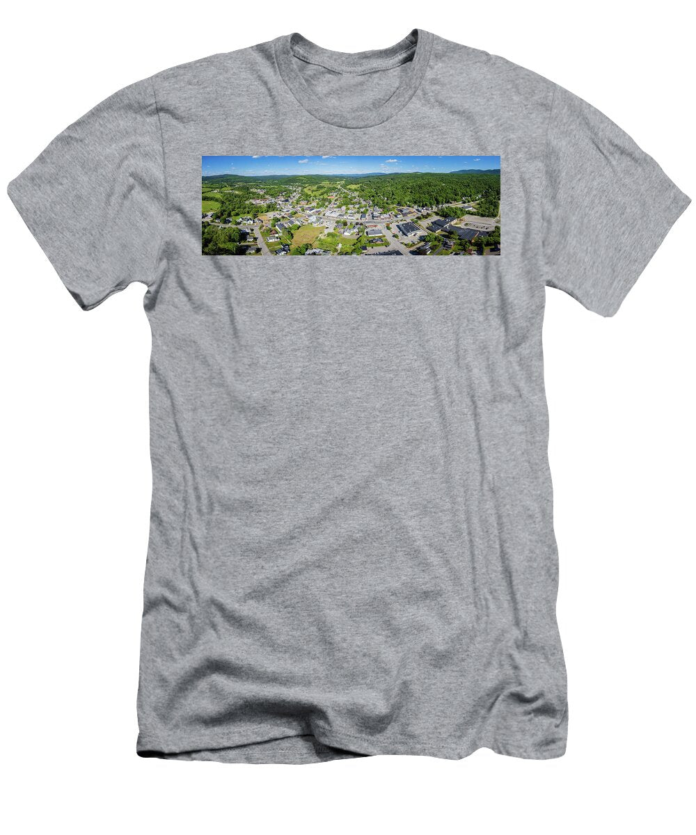 Colebrook New Hampshire Panorama 2 John Rowe T-Shirt