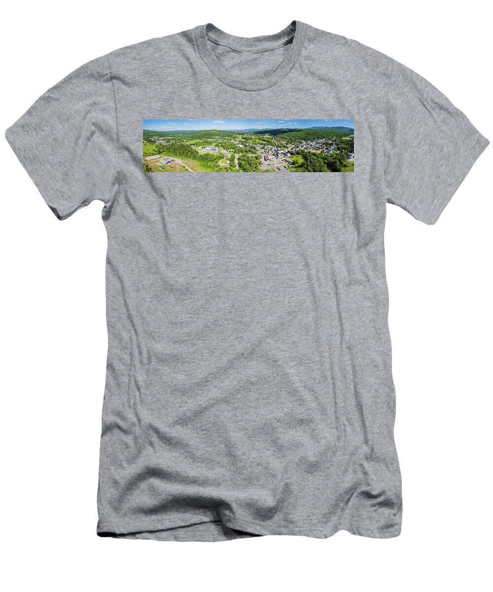 Colebrook New Hampshire Panorama John Rowe T-Shirt