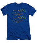 Colorful Autumn Branches Green Leaves Set Tenshirt T-Shirt