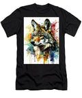 Colorful Coyote Portrait Mi Tzura T-Shirt