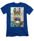 Colorful Donkey Art Fun Farm Animal Sharon Cummings T-Shirt