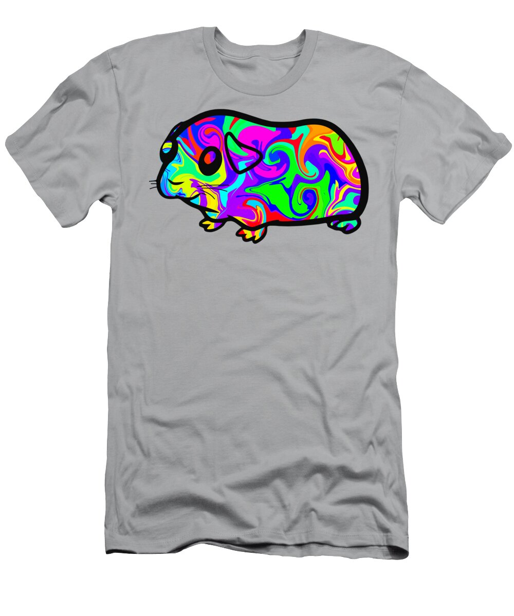 Colorful Guinea Pig Chris Butler T-Shirt