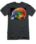 Colorful Hedgehog Glass Art Barbara Zahno T-Shirt