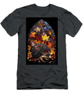 Colorful Hedgehog Stained Glass Hedgehog Luna Farmer T-Shirt