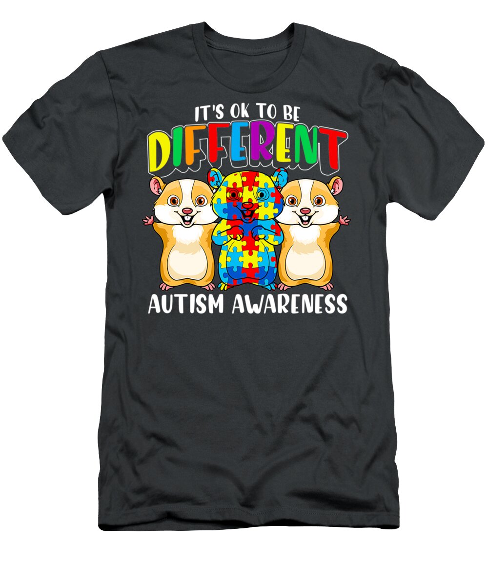Colorful Its Ok to Be Different Autism Awareness Kirsty Nikki T-Shirt