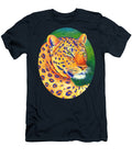 Colorful Leopard Portrait Rebecca Wang T-Shirt