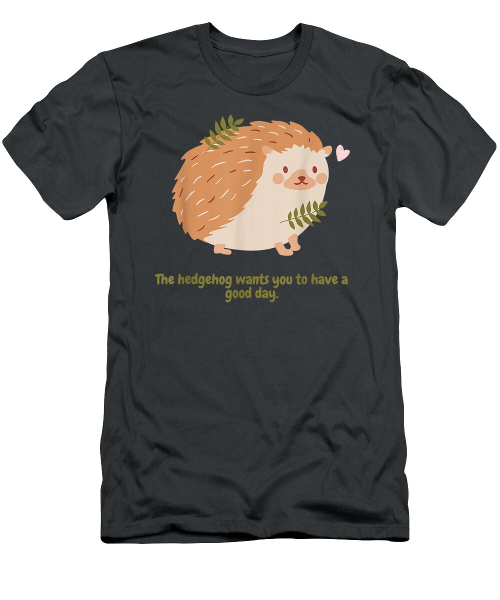 Concerned Hedgehog Ayoubm Etien T-Shirt
