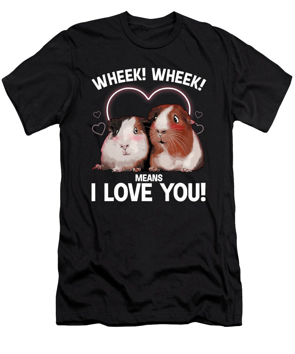 Cool Guinea Pig Art for Men Women Hamster Wheek Cavy Animal Dhbubble T-Shirt