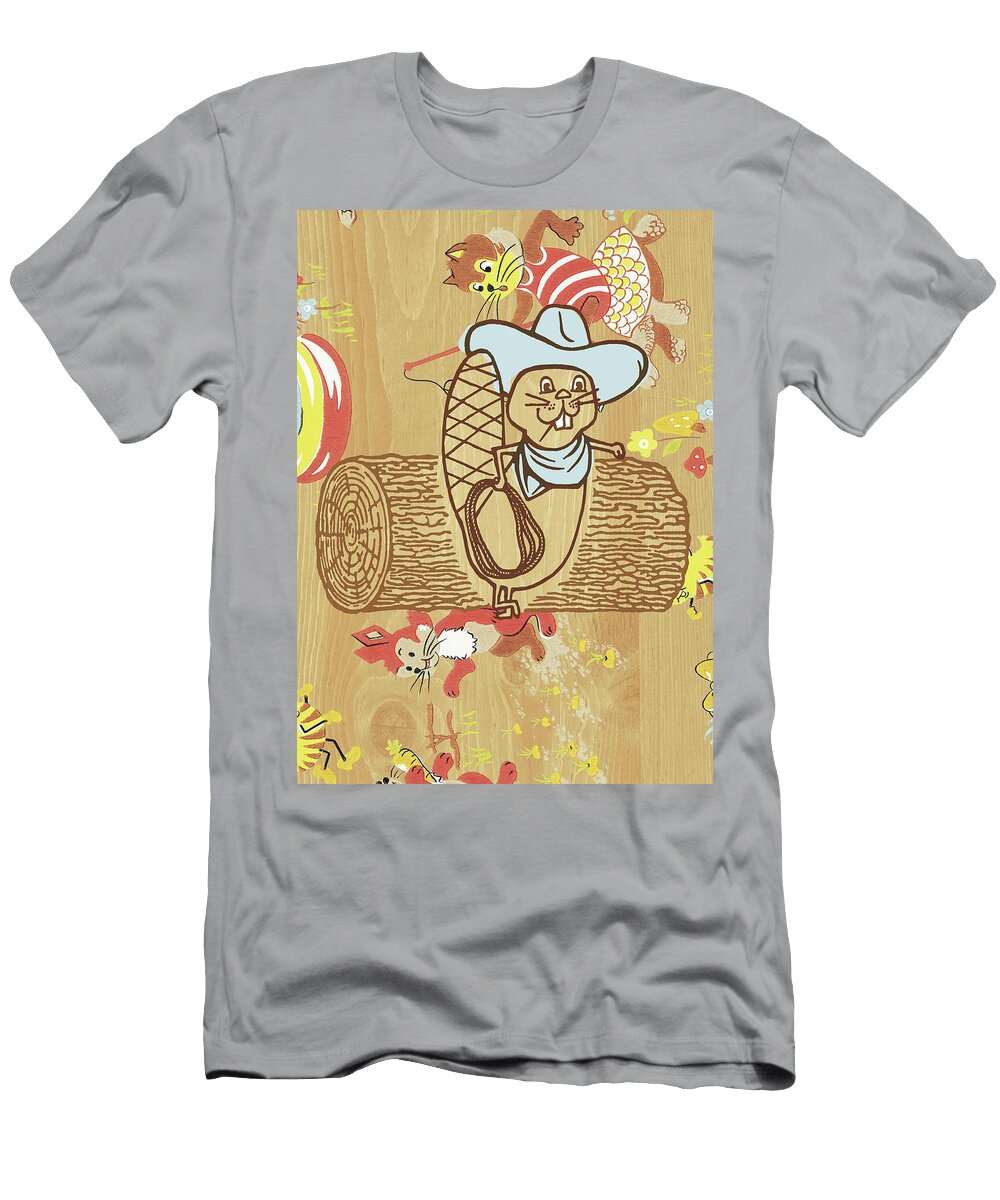 Cowboy Beaver Csa Images T-Shirt