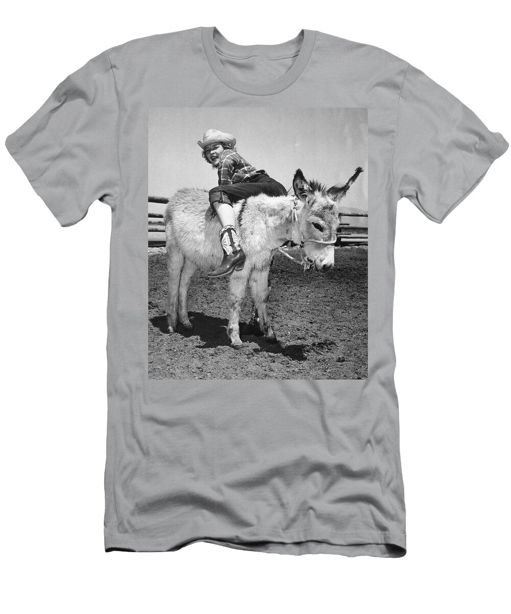 Cowgirl Backwards on a Donkey Underwood Archives T-Shirt