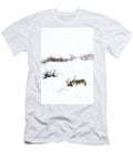 Coyote At Elk Carcass Deby Dixon T-Shirt