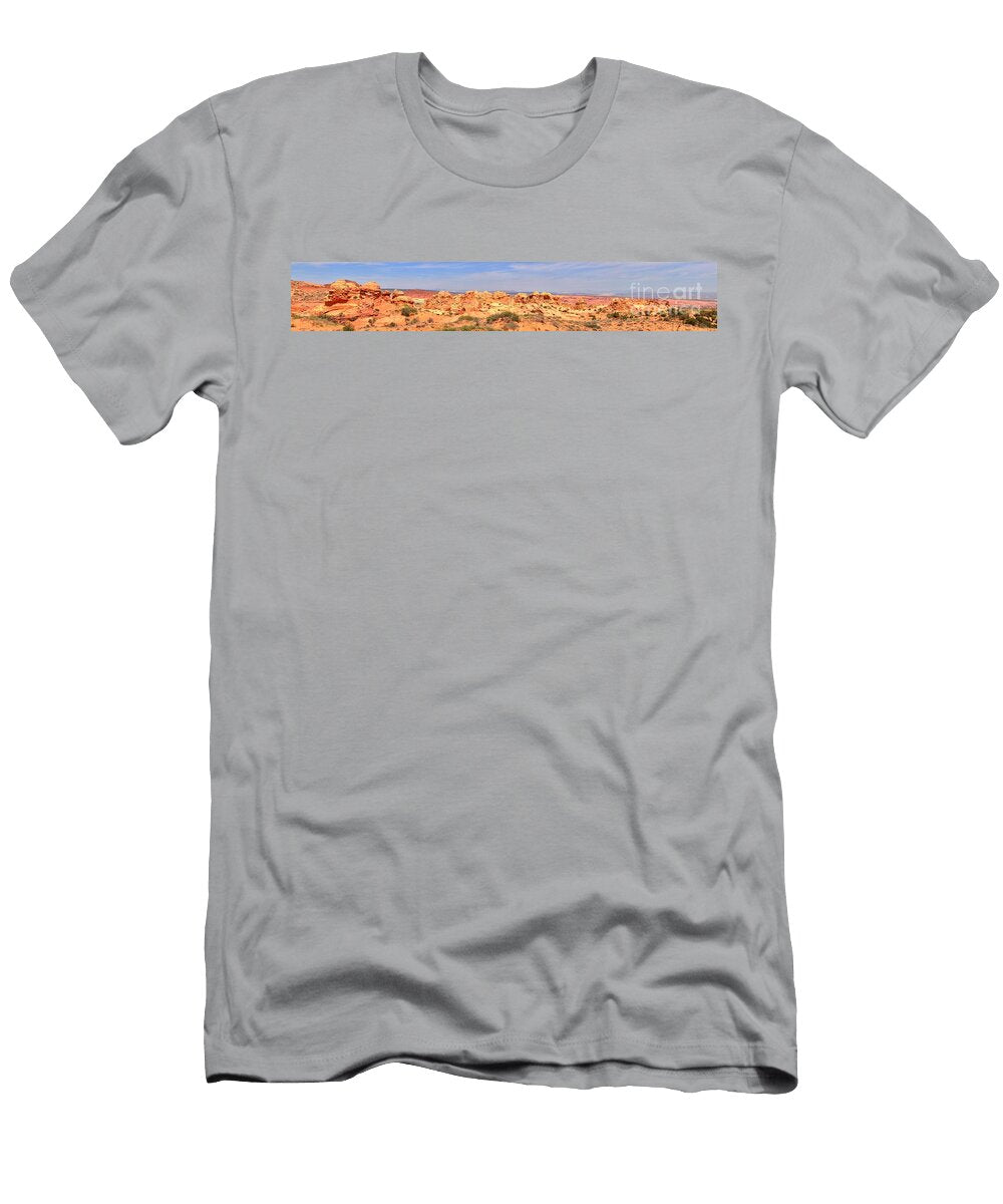 Coyote Buttes Cottonwood Panorama Adam Jewell T-Shirt