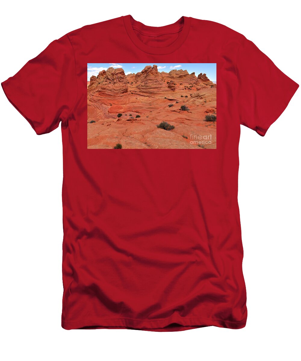 Coyote Buttes Pink Landscape Adam Jewell T-Shirt