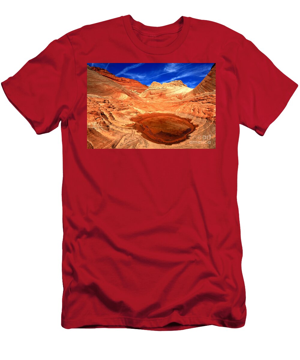 Coyote Buttes Sandstone Reflections Adam Jewell T-Shirt