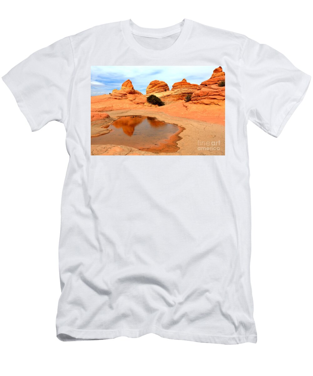 Coyote Buttes Tower Reflections Adam Jewell T-Shirt