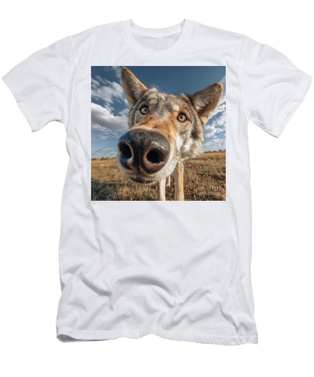 Coyote Close Up Elisabeth Lucas T-Shirt