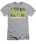 Coyote Dog Fight Yawn Isabella Smedley T-Shirt