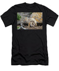 Coyote Female with Newborn Pups Suckling Yellowstone George Sanker Natureplcom T-Shirt