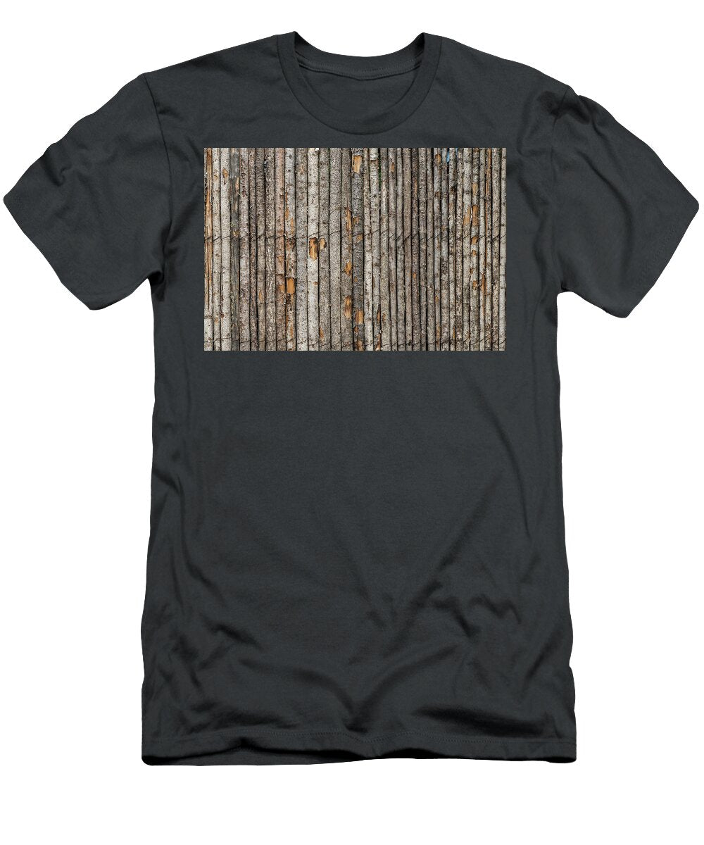 Coyote Fence Santa Fe New Mexico Steve Gadomski T-Shirt
