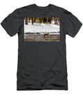 Coyote Fishing in the Madison River N P S Jacob W Frank T-Shirt
