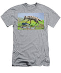 Coyote Hunting in a Wetland Meadow in Summer Yellowstone George Sanker Natureplcom T-Shirt