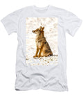 Coyote in a Snowy Landscape Lisandra Alarcon T-Shirt