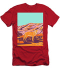 Coyote in Death Valley National Park in the California Nevada Border Wpa Poster Art Aloysius Patrimonio T-Shirt