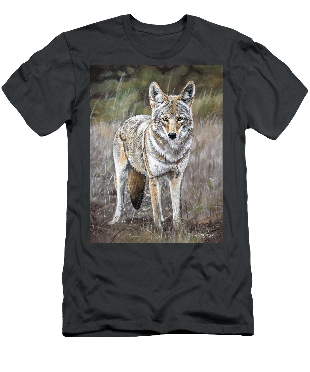 Coyote in Natural Habitat Parry Johnson T-Shirt