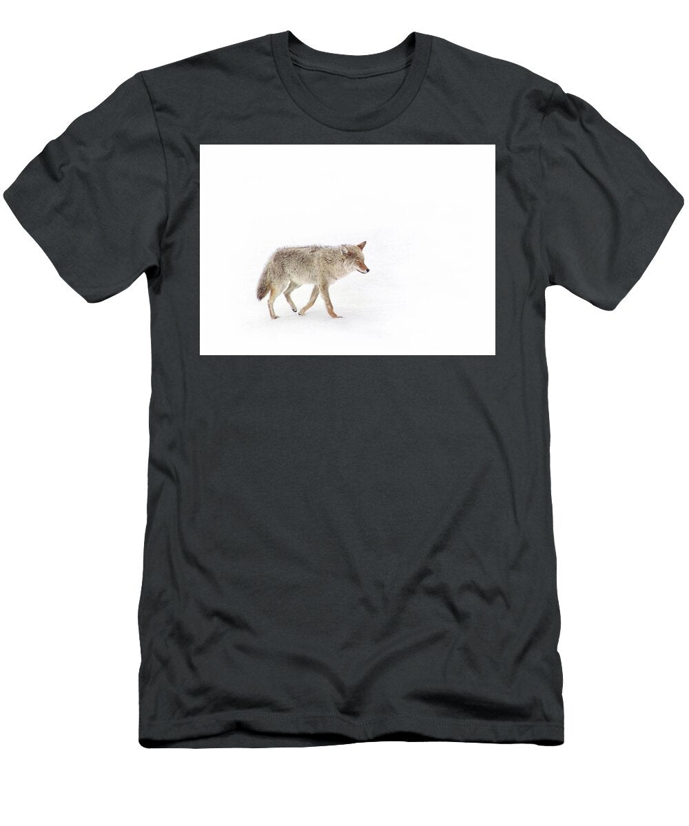 Coyote in Snow George Erwin Turner T-Shirt