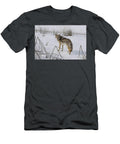 Coyote in Snowy Landscape Kathy Port T-Shirt