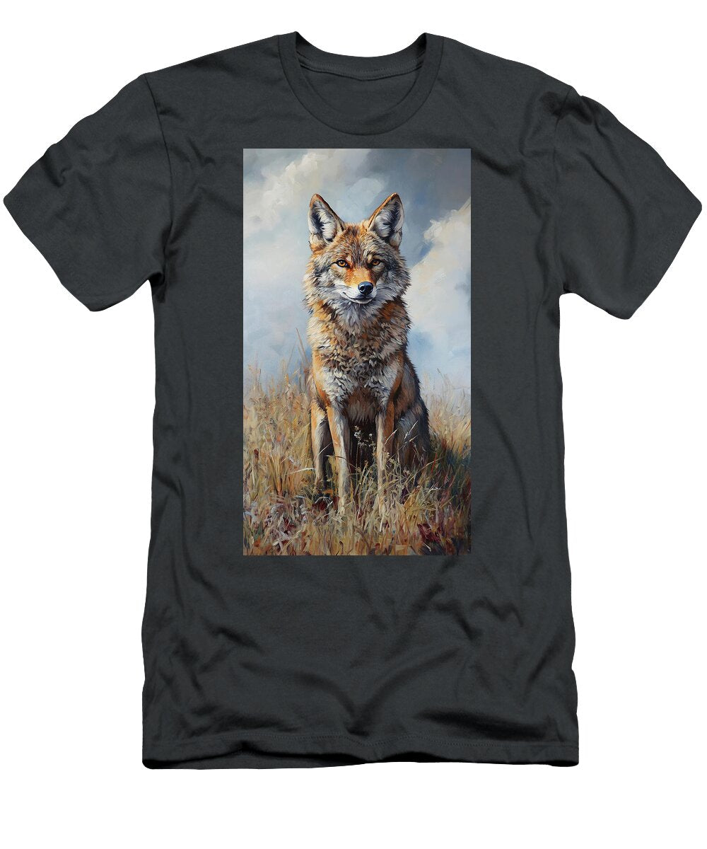 Coyote in the Fields Athena Mckinzie T-Shirt