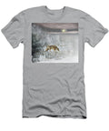 Coyote on a Winter Night Susan Capuano T-Shirt