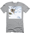 Coyote on an Icy Slope Mark Harrington T-Shirt