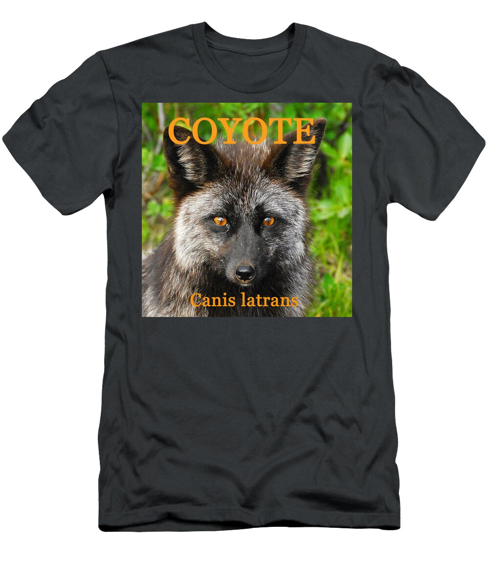 Coyote Poster Work One David Lee Thompson T-Shirt