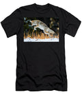 Coyote Pouncing Hunting Technique in Yellowstone National George Sanker Natureplcom T-Shirt