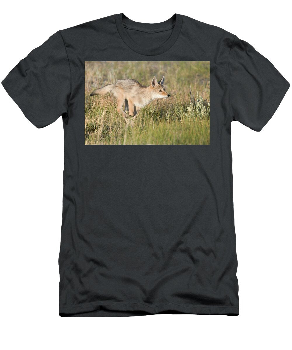 Coyote Pup on the Hunt Isabella Smedley Nature T-Shirt