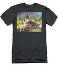 Coyote Resting on a Rock Parry Johnson T-Shirt