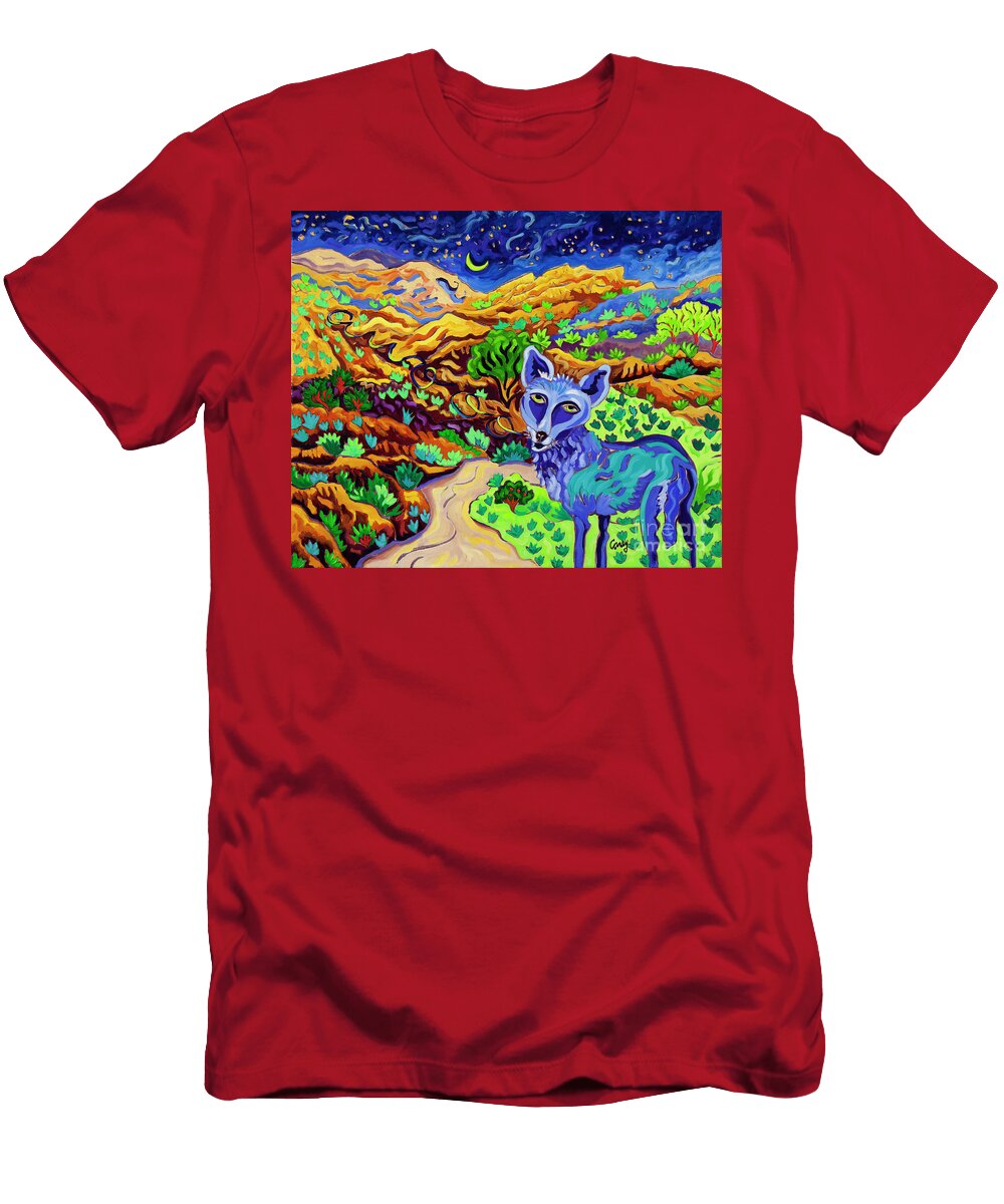 Coyote Sings His Song Cathy Carey T-Shirt