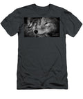 Coyote Stair Black and White Todd Bielby T-Shirt