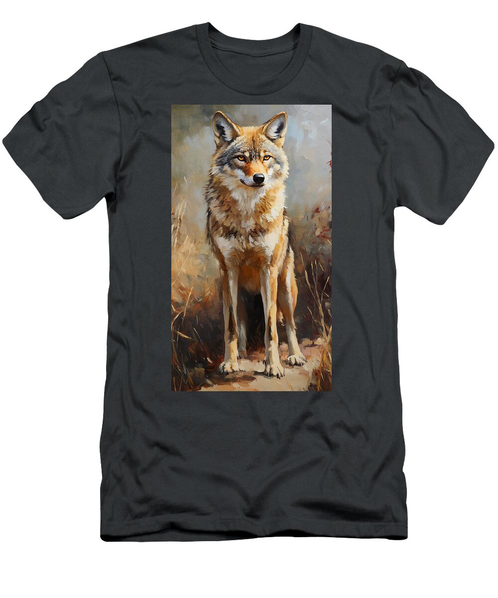 Coyote Standing Strong Athena Mckinzie T-Shirt