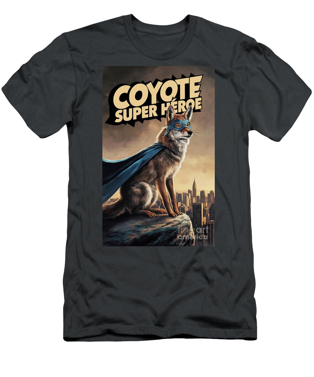 Coyote Superhero Rhys Jacobson T-Shirt