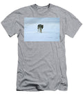 Coyote Walking on Snowy Road Masha Batkova T-Shirt