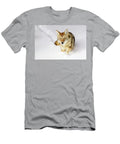 Coyote Walking Through Deep Winter Snow Yellowstone Nick Garbutt Natureplcom T-Shirt