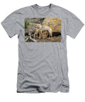 Coyote with Newborn Pups Yellowstone National Park George Sanker Natureplcom T-Shirt