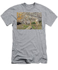 Coyote with Playful Newborn Pup Yellowstone National Park George Sanker Natureplcom T-Shirt