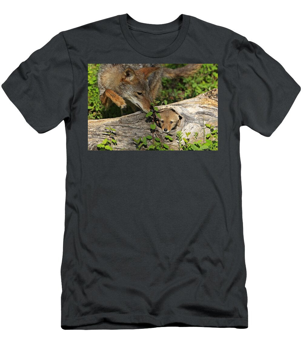 Coyote with Pup M Watson T-Shirt