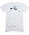 Coyotes and Bison in Deep Snow Madison River Valley Nick Garbutt Natureplcom T-Shirt