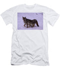 Coyotes Playing in Snow Lynda Fowler T-Shirt
